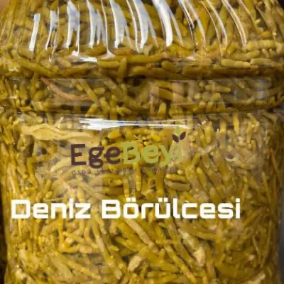 Kavanozda deniz börülcesi turşusu